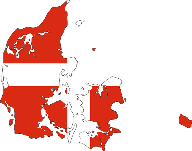 denmark map